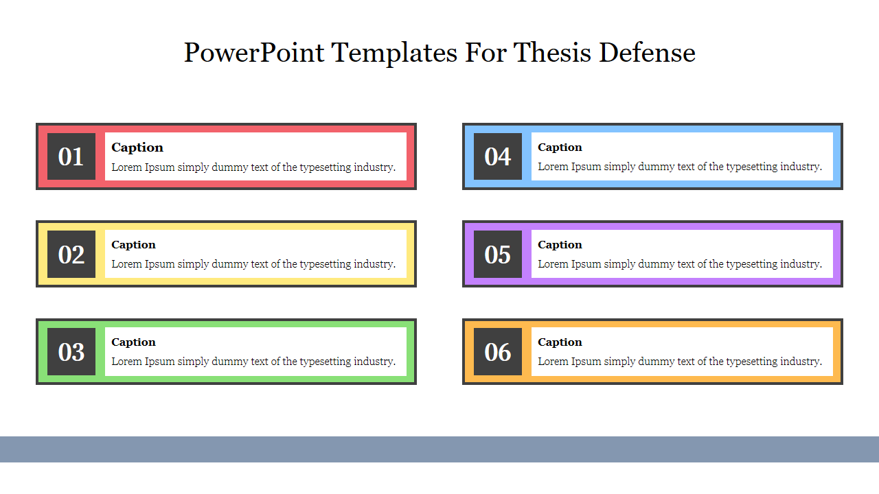 Free PowerPoint Templates For Thesis Defense